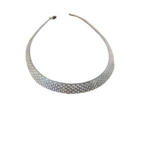 new-Sterling silver  925 slide etched necklace 'Cleo' MSRP 330.00